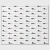 スウェーデン系アメリカ人の学生のための卒業式ギフトラップ ラッピングペーパー (フラット)