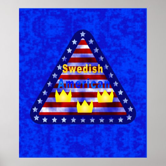 スウェーデン系アメリカ人ポスター ポスター (正面)