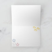 スウェーデン系アメリカ人学生の卒業表 サンキューカード (内部)