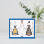 スウェーデン紙ハガキのカティ ポストカード (スタンド正面)