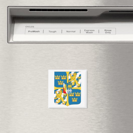 スウェーデン素晴らしの武器の盾 マグネット (インサイチュ (食洗機))