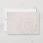 スウェーデン結婚パスポート 出欠カード (裏面)