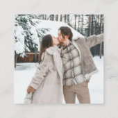 スウェーデン結婚パスポートQR エンクロージャーカード (裏面)