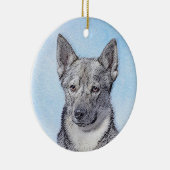 スウェーデン絵画のバルフンドの可愛いオリジナル セラミックオーナメント (右)