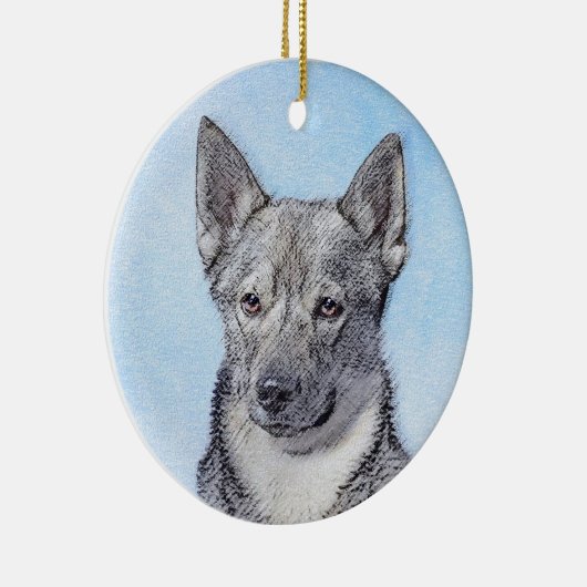 スウェーデン絵画のバルフンドの可愛いオリジナル セラミックオーナメント (右)