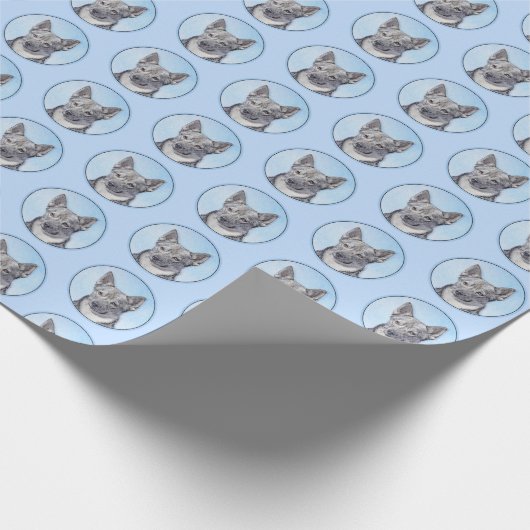 スウェーデン絵画のバルフンドの可愛いオリジナル ラッピングペーパー (角)