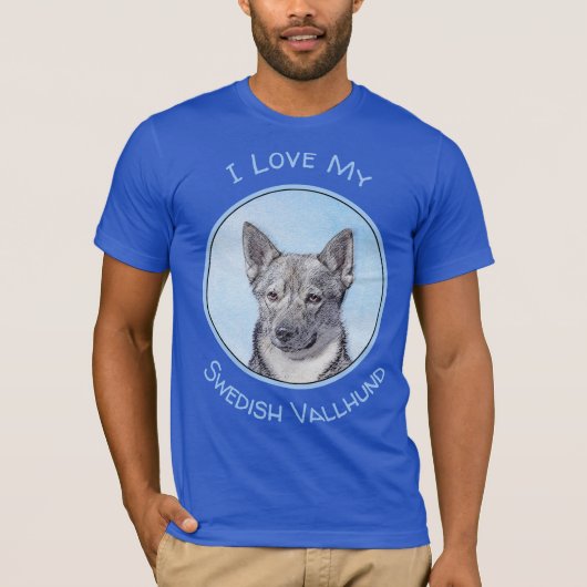 スウェーデン絵画のバルフンドの可愛いオリジナル Tシャツ (正面)