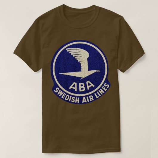 スウェーデン航空 Tシャツ (デザイン正面)