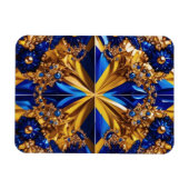 スウェーデン色のフレキシブルなフォトマグネット マグネット (横)