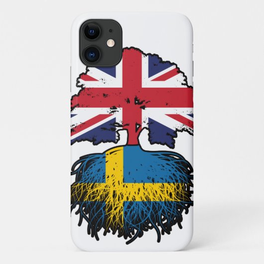 スウェーデン英国統一された英国イギリス Case-Mate iPhoneケース (裏面)