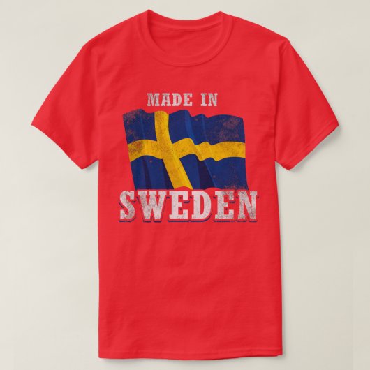 スウェーデン製 Tシャツ (デザイン正面)