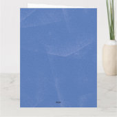 スウェーデン誕生日カードとスウェーデン文字フラ カード (裏面)