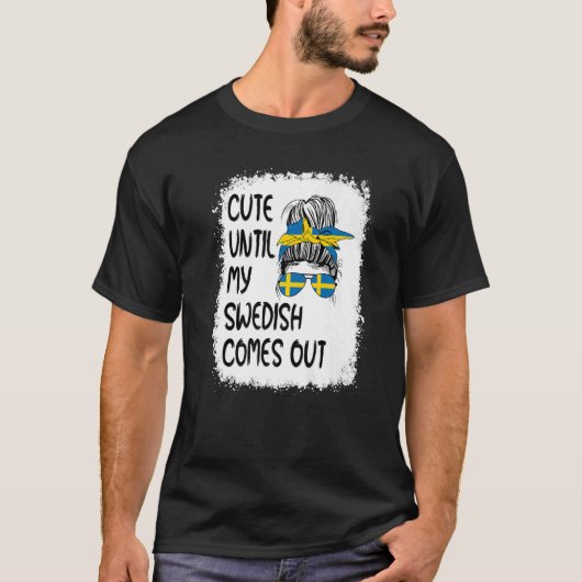 スウェーデン語が出るま来でかわいい Tシャツ (正面)