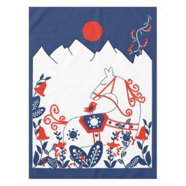 スウェーデン語とフィニッシュフォークアート テーブルクロス