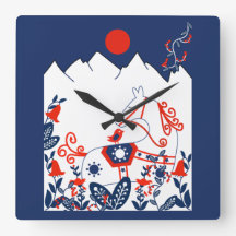 スウェーデン語と仕上げフォークアートの贈り物