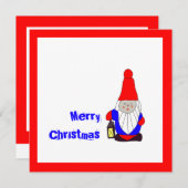 スウェーデン語のトムテン シーズンカード (正面/裏面)