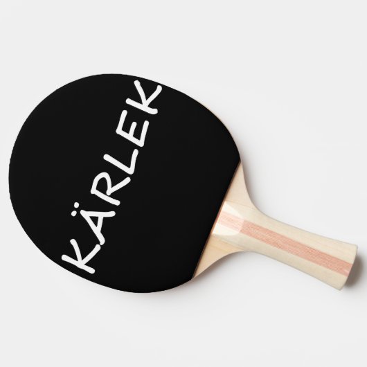 スウェーデン語のKayrlek 卓球ラケット (横)