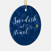 スウェーデン語アットハートホリデーデコレーション,スウェーデン セラミックオーナメント (右)