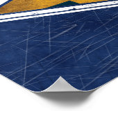 スウェーデン語スベリージアイスホッケーポスタープリント ポスター (角)