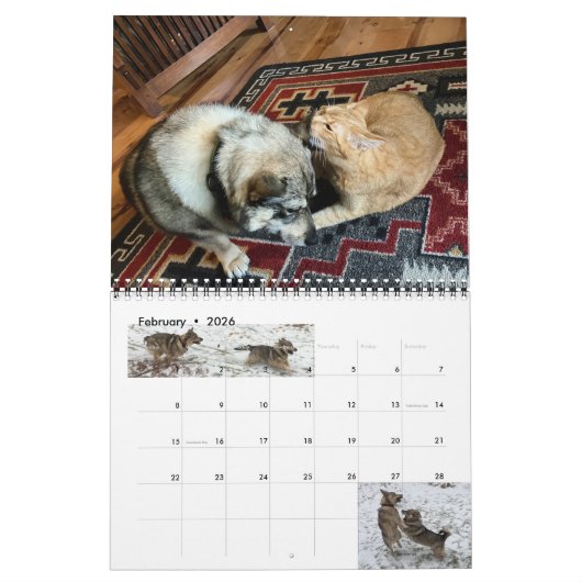 スウェーデン語バルフンド暦2024* カレンダー (2月 2026)