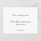 スウェーデン語マッサージ写真 – 背中 – ギフト券 (裏面)