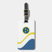 スウェーデン語3つの王冠Flygvapnet ラゲッジタグ (正面縦)