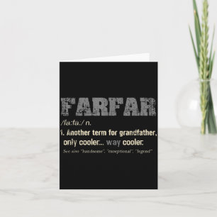 スウェーデン語 Farfar 面白い定義 おじいちゃん ギフト カード