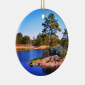 スウェーデン語landscap，写真， セラミックオーナメント (右)