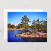 スウェーデン語landscap，写真 ポストカード (正面/裏面)