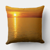 スウェーデン諸島の夕日。 クッション (裏面)