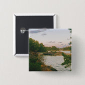 スウェーデン諸島夕べ 缶バッジ (正面&裏面)