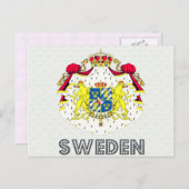 スウェーデン軍服 ポストカード (正面/裏面)