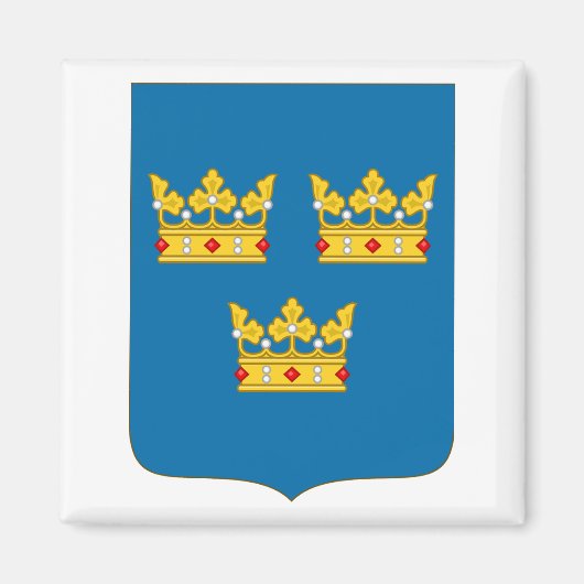 スウェーデン軍服 マグネット (正面)