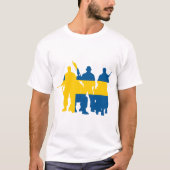 スウェーデン軍隊単位 Tシャツ (正面)