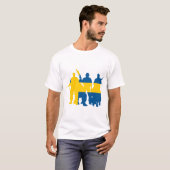 スウェーデン軍隊単位 Tシャツ (正面フル)