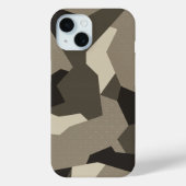 スウェーデン迷彩柄アドバンスドグレー Case-Mate iPhoneケース (裏面)