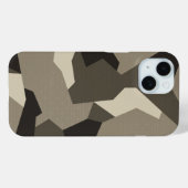スウェーデン迷彩柄アドバンスドグレー Case-Mate iPhoneケース (裏面 (横))