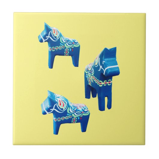 スウェーデン馬セラミックタイル タイル (正面)