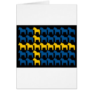 スウェーデン黒いDalaの旗