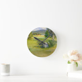 スウェーデン1910年の楽園 ラウンド壁時計 (ホーム)