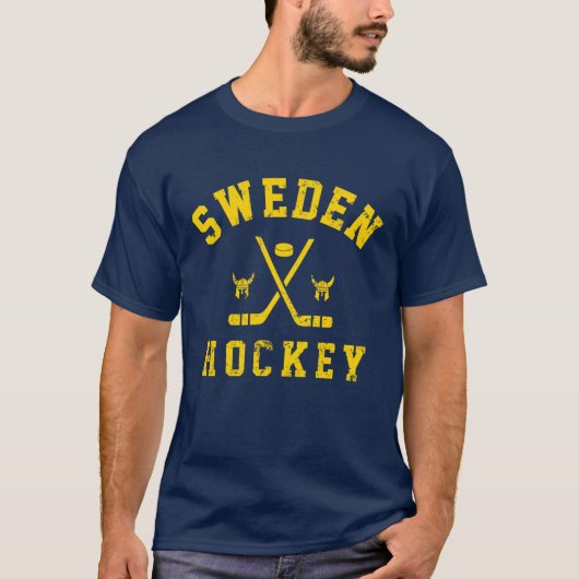 スウェーデン アイスホッケー Tシャツ (正面)