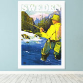 スウェーデン キャンバスプリント (インサイチュ (ウッドフロア))