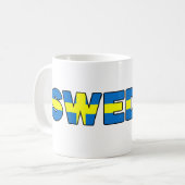 スウェーデン コーヒーマグカップ (正面左)