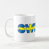 スウェーデン コーヒーマグカップ (左)