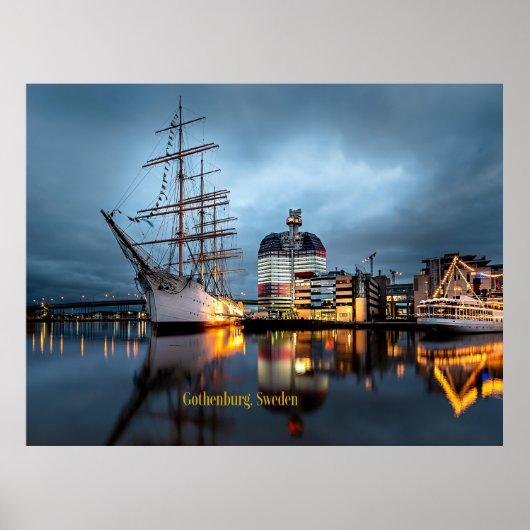 スウェーデン,ゴテンブルク ポスター (正面)