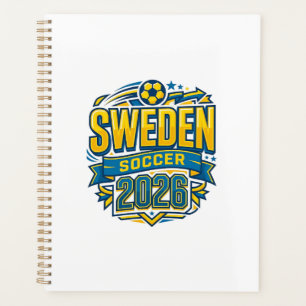 スウェーデン サッカー 2026 サッカー 太字 国 タイポグラフィ プランナー手帳