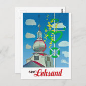 スウェーデン，シティタワー，レクサンド ポストカード (正面/裏面)