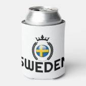 スウェーデン、スウェーデン国旗、スウェーデン国、スウェーデン国旗、 缶クーラー (缶正面)