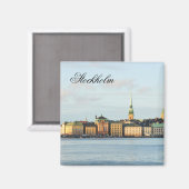 スウェーデン,ストックホルムのガムラスタン マグネット (正面/裏面)