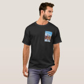 スウェーデン ストックホルム旅行ポスター Tシャツ (正面フル)